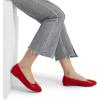 imageDREAM PAIRS Womens SoleSimple Ballerina Walking Flats ShoesRedpu1