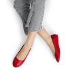 imageDREAM PAIRS Womens SoleSimple Ballerina Walking Flats ShoesRedpu1