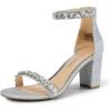 Silver-rhinestone