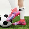 imageDREAM PAIRS Boys Football Cleats Youth High Top Firm Ground Soccer Shoes for LittleBig KidsHot PinkRoyal Blue