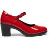 imageDREAM PAIRS Womens Chunky Low Block Heels Mary Jane Closed Toe Work Pumps Comfortable Round Toe Dress Wedding ShoesRedpat