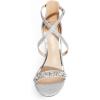 imageDREAM PAIRS Womens Dolce Fashion Stilettos Open Toe Pump Heel SandalsSilverrhinestone