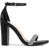 imageDREAM PAIRS Womens HiChunk High Heel Pump SandalsBlackrhinestone
