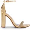 imageDREAM PAIRS Womens HiChunk High Heel Pump SandalsGoldrhinestone