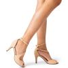 imageDREAM PAIRS Womens NILE Fashion Stilettos Open Toe Pump Heel SandalsNudenubuck