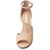 imageDREAM PAIRS Womens NILE Fashion Stilettos Open Toe Pump Heel SandalsNudenubuck