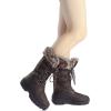 imageDREAM PAIRS Womens Warm Faux Fur Lined MidCalf Winter Snow BootsBrown