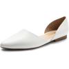 imageDREAM PAIRS Womens Elegant Dressy Flats Shoes Pointed Toe Casual Comfort Slip on Walking Flats for WomenWhitepu