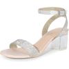 Nude/Clear-rhinestone