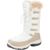 imageDREAM PAIRS Womens Warm Faux Fur Lined MidCalf Winter Snow BootsBeigeWhite