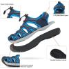 imageDREAM PAIRS Mens 160912MNEW Adventurous Summer Outdoor SandalsNavyRoyal