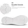 imageDREAM PAIRS Womens Arch Support Soft Cushion Flip Flops Thong SandalsWhiteknit