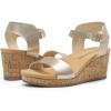 imageDREAM PAIRS Womens Open Toe Buckle Ankle Strap Platform Wedge SandalsGoldpu