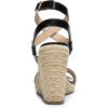 imageDREAM PAIRS Womens Open Toe Espadrilles Dressy Platform Sandals Buckle Ankle Strap Stylish Wedges SandalsBlackpu