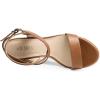 imageDREAM PAIRS Womens Open Toe Espadrilles Dressy Platform Sandals Buckle Ankle Strap Stylish Wedges SandalsBrownpu