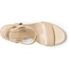imageDREAM PAIRS Womens Open Toe Espadrilles Dressy Platform Sandals Buckle Ankle Strap Stylish Wedges SandalsNudepu