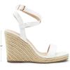 imageDREAM PAIRS Womens Open Toe Espadrilles Dressy Platform Sandals Buckle Ankle Strap Stylish Wedges SandalsWhitepu