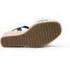 imageDREAM PAIRS Womens Open Toe Espadrilles Dressy Platform Sandals Slip on Elastic Ankle Strap Wedges SandalsBlackpu