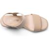 imageDREAM PAIRS Womens Open Toe Espadrilles Dressy Platform Sandals Slip on Elastic Ankle Strap Wedges SandalsNudepu