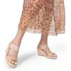 imageDREAM PAIRS Womens Open Toe Espadrilles Dressy Platform Sandals Slip on Elastic Ankle Strap Wedges SandalsNudepu