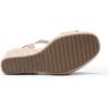 imageDREAM PAIRS Womens Open Toe Espadrilles Dressy Platform Sandals Slip on Elastic Ankle Strap Wedges SandalsNudepu