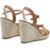 imageDREAM PAIRS Wedge Sandals for Women Dressy Summer Platform Espadrille Strappy Casual Braided Heels Comfortable with Open Toe and Ankle StrapBrownraffia