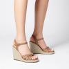 imageDREAM PAIRS Wedge Sandals for Women Dressy Summer Platform Espadrille Strappy Casual Braided Heels Comfortable with Open Toe and Ankle StrapBrownraffia