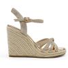 imageDREAM PAIRS Wedge Sandals for Women Dressy Summer Platform Espadrille Strappy Casual Braided Heels Comfortable with Open Toe and Ankle StrapGoldglitter