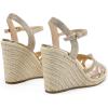 imageDREAM PAIRS Wedge Sandals for Women Dressy Summer Platform Espadrille Strappy Casual Braided Heels Comfortable with Open Toe and Ankle StrapGoldglitter
