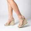 imageDREAM PAIRS Wedge Sandals for Women Dressy Summer Platform Espadrille Strappy Casual Braided Heels Comfortable with Open Toe and Ankle StrapGoldglitter