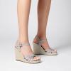 imageDREAM PAIRS Wedge Sandals for Women Dressy Summer Platform Espadrille Strappy Casual Braided Heels Comfortable with Open Toe and Ankle StrapSilverglitter
