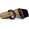 imageDREAM PAIRS Women Slides Wedge Sandals Square Open Toe Dress Casual Strappy ShoesBlack1