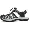 imageDREAM PAIRS Womens 160912W Adventurous Summer Outdoor SandalsBlackLightGreyYellow