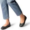 imageDREAM PAIRS Womens Comfortable Ballet Dressy Work Flats Round Toe Slip on Office ShoesDark Greypu