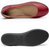 imageDREAM PAIRS Womens Comfortable Ballet Dressy Work Flats Round Toe Slip on Office ShoesRedpu