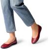 imageDREAM PAIRS Womens Comfortable Ballet Dressy Work Flats Round Toe Slip on Office ShoesRedpu