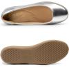 imageDREAM PAIRS Womens Comfortable Ballet Dressy Work Flats Round Toe Slip on Office ShoesSilver