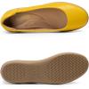 imageDREAM PAIRS Womens Comfortable Ballet Dressy Work Flats Round Toe Slip on Office ShoesYellowpu