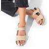 imageDREAM PAIRS Womens Comfortable Dressy Flats Sandals Open Toe One Band Casual Walking Sandals for SummerNude