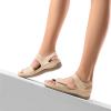 imageDREAM PAIRS Womens Comfortable Dressy Flats Sandals Open Toe One Band Casual Walking Sandals for SummerNude