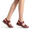 imageDREAM PAIRS Womens Comfortable Dressy Flats Sandals Open Toe One Band Casual Walking Sandals for SummerRed