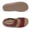 imageDREAM PAIRS Womens Comfortable Dressy Flats Sandals Open Toe One Band Casual Walking Sandals for SummerRed
