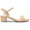 imageDREAM PAIRS Womens Low Heels for Women Classic Open Toe Ankle Strap Block Chunky Heel Sandals Holiday Party Wedding Dress Pumps ShoesNudenubuck1