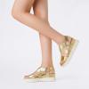 imageDREAM PAIRS Womens Open Toe Ankle Strap Platform Wedge SandalsGold