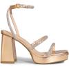 imageDREAM PAIRS Womens Platform Strappy Heels Open Toe Ankle Strap Square Party Sandals Y2K Dress ShoesChampagnerhinestone