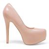 imageDREAM PAIRS Womens Swan30 High Heel Platform Dress Pump ShoesPink Pat