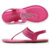 imageDream Pairs Womens Elastic Strappy String Thong Ankle Strap Summer Gladiator SandalsHot Pinkpu