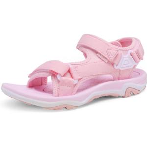 imageDREAM PAIRS Womens Arch Support Hiking Sandals Sport Outdoor Athletic Comfortable Summer Beach Water SandalsPink