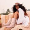 imageDREAM PAIRS Womens Cowboy Boots Pull On Cowgirl Boots Mid Calf Western Boots Available in Regular and Wide CalfPink