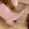 imageDREAM PAIRS Womens Cowboy Boots Pull On Cowgirl Boots Mid Calf Western Boots Available in Regular and Wide CalfPink